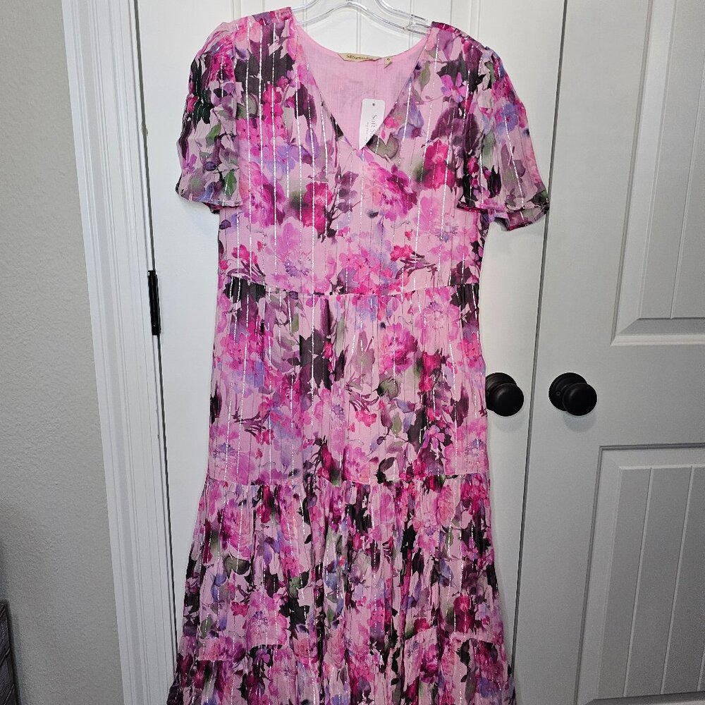 Soft Surroundings NWT Floral Maxi Dress Sz SP